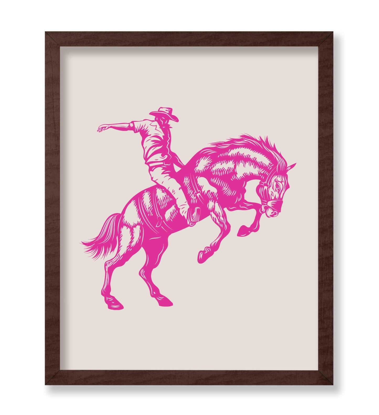 Cowboy on a Bucking Bronco