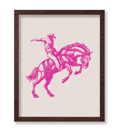 Cowboy on a Bucking Bronco