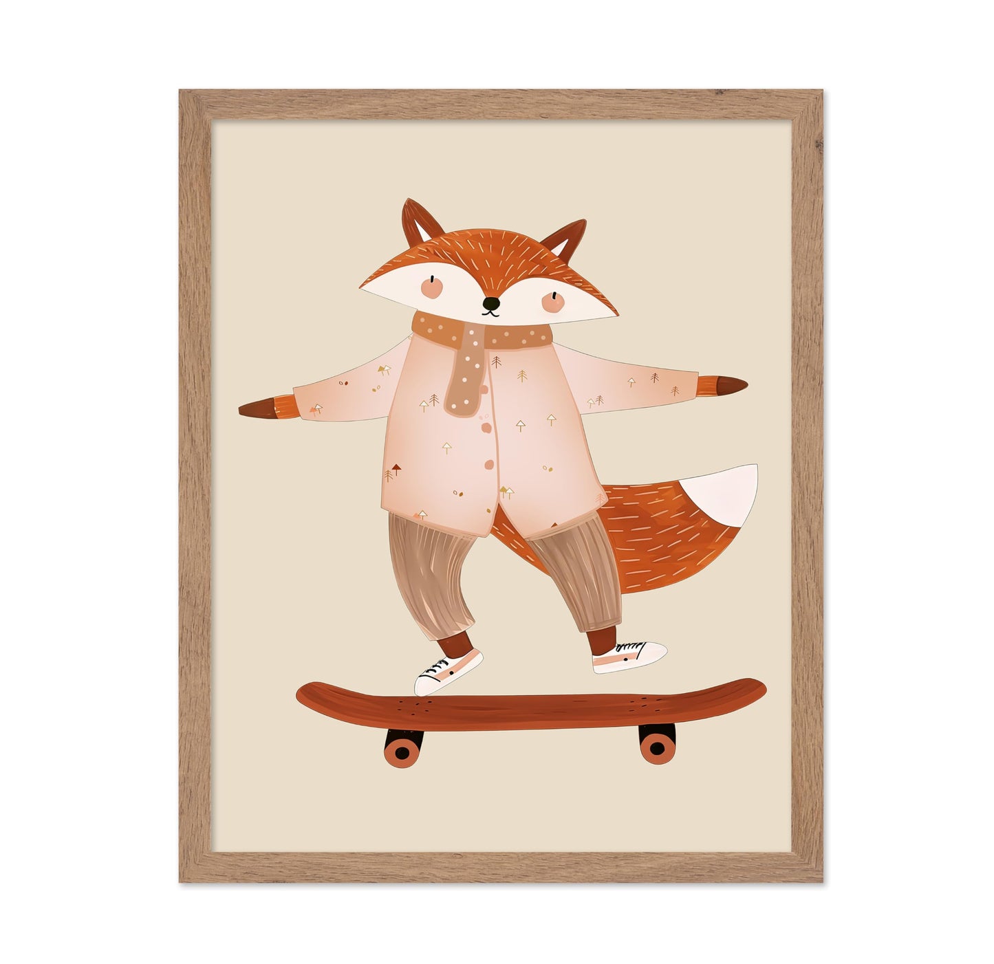 Skateboarding Fox