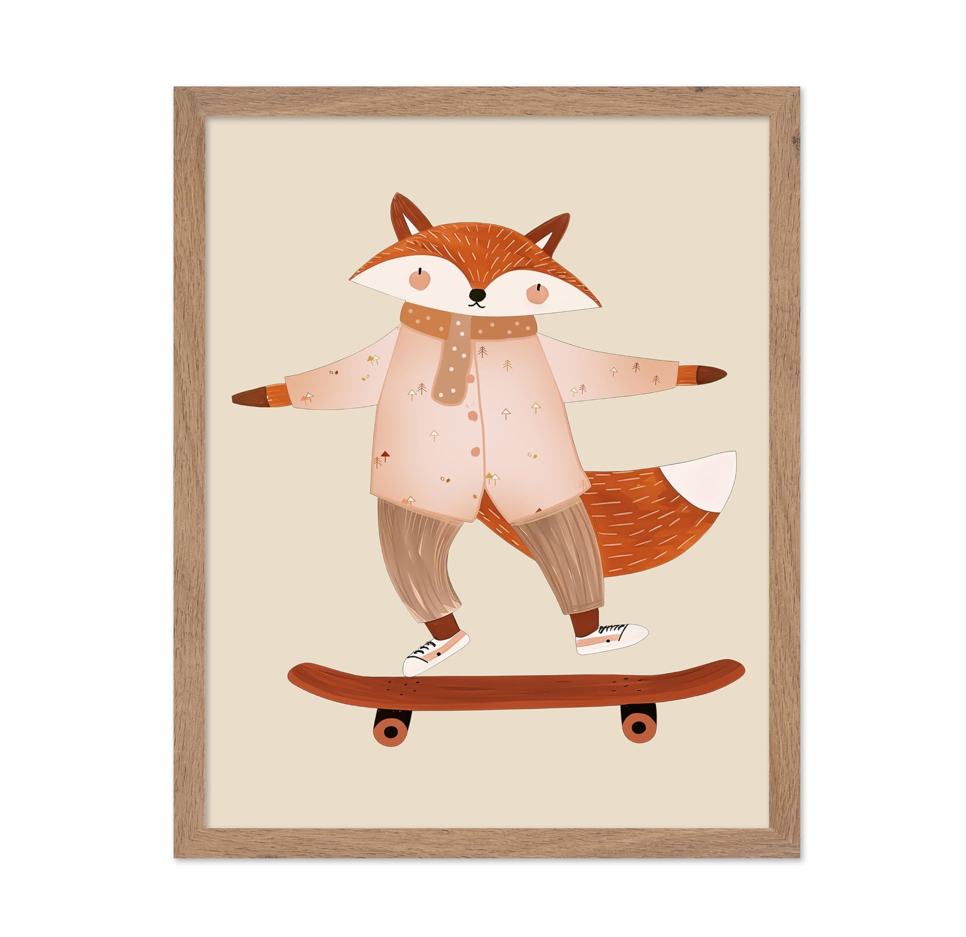 Skateboarding Fox