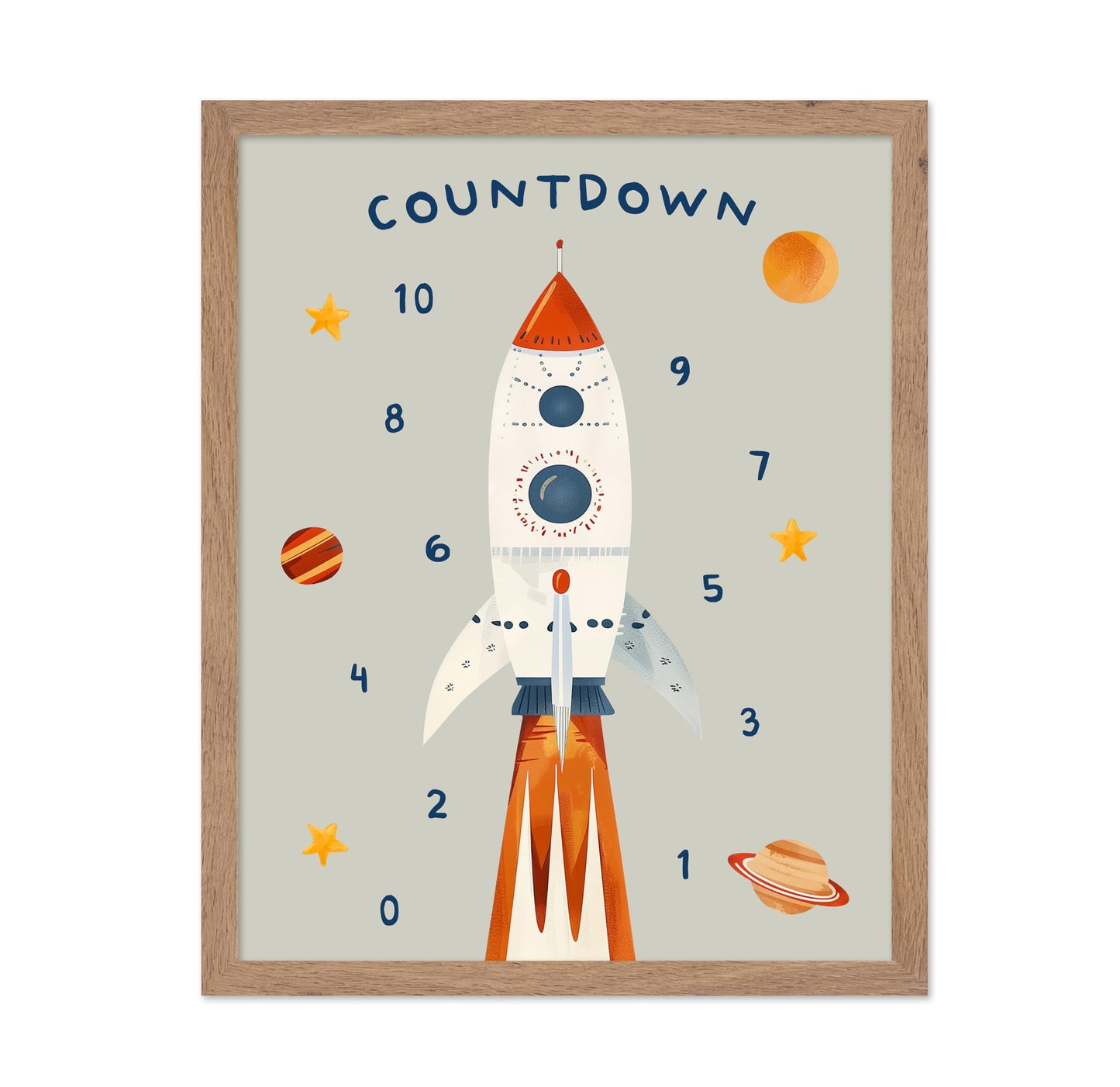 Rocket Ship & Countdown