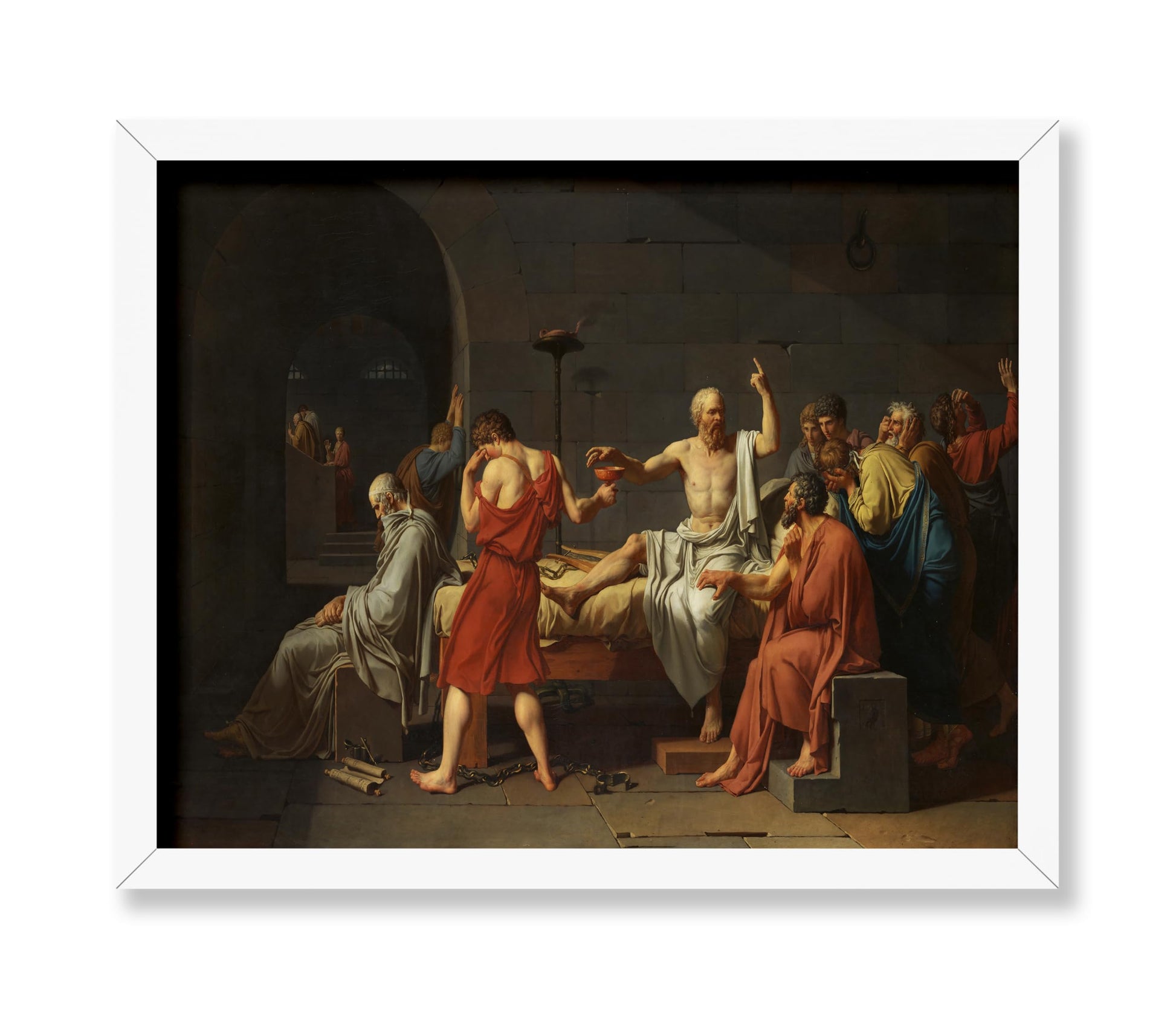 Jacques-Louis David - Death of Socrates