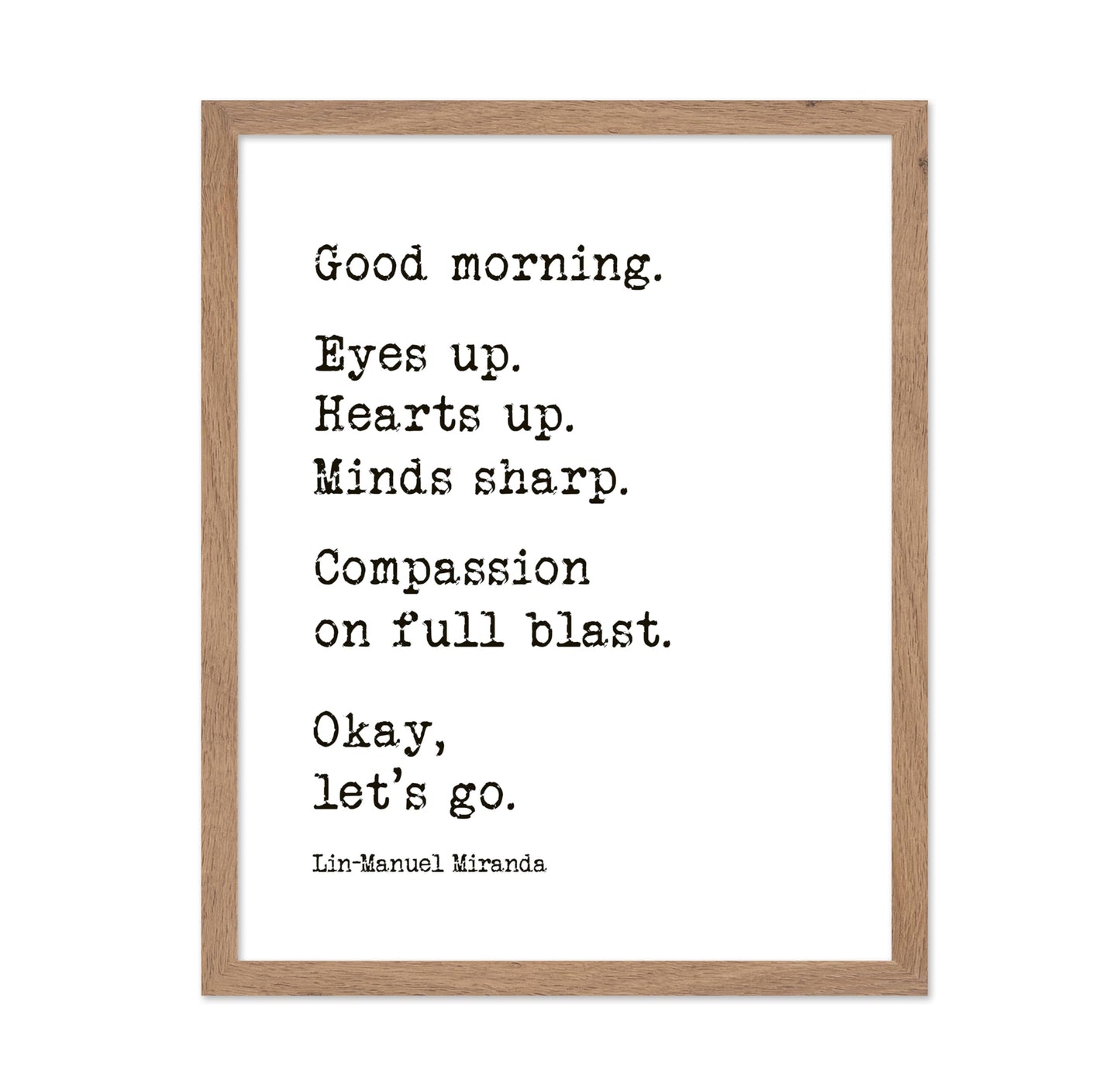 Good Morning