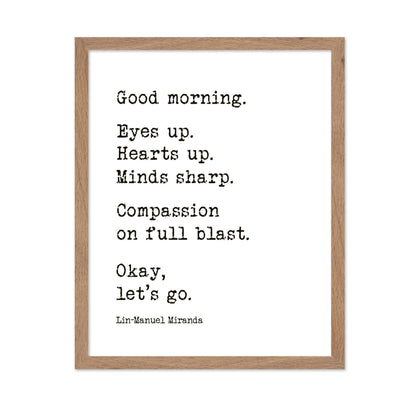 Good Morning