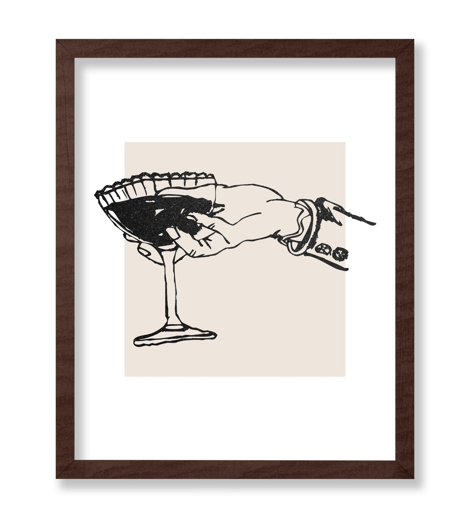 Wine on Hand Sketch