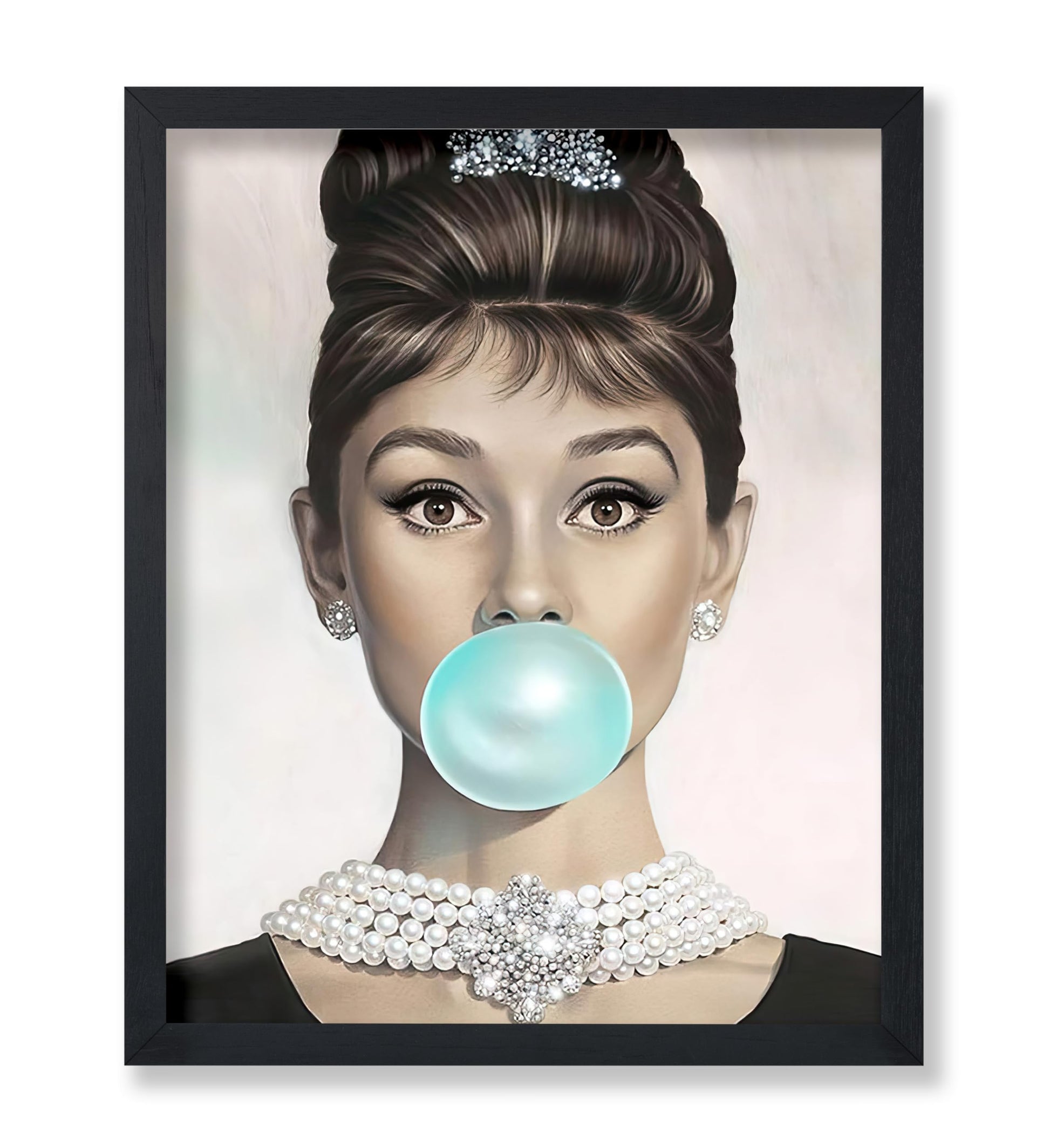 Audrey Teal Bubble Gum No2