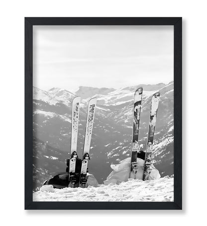 Snowblades in Ski Mountain