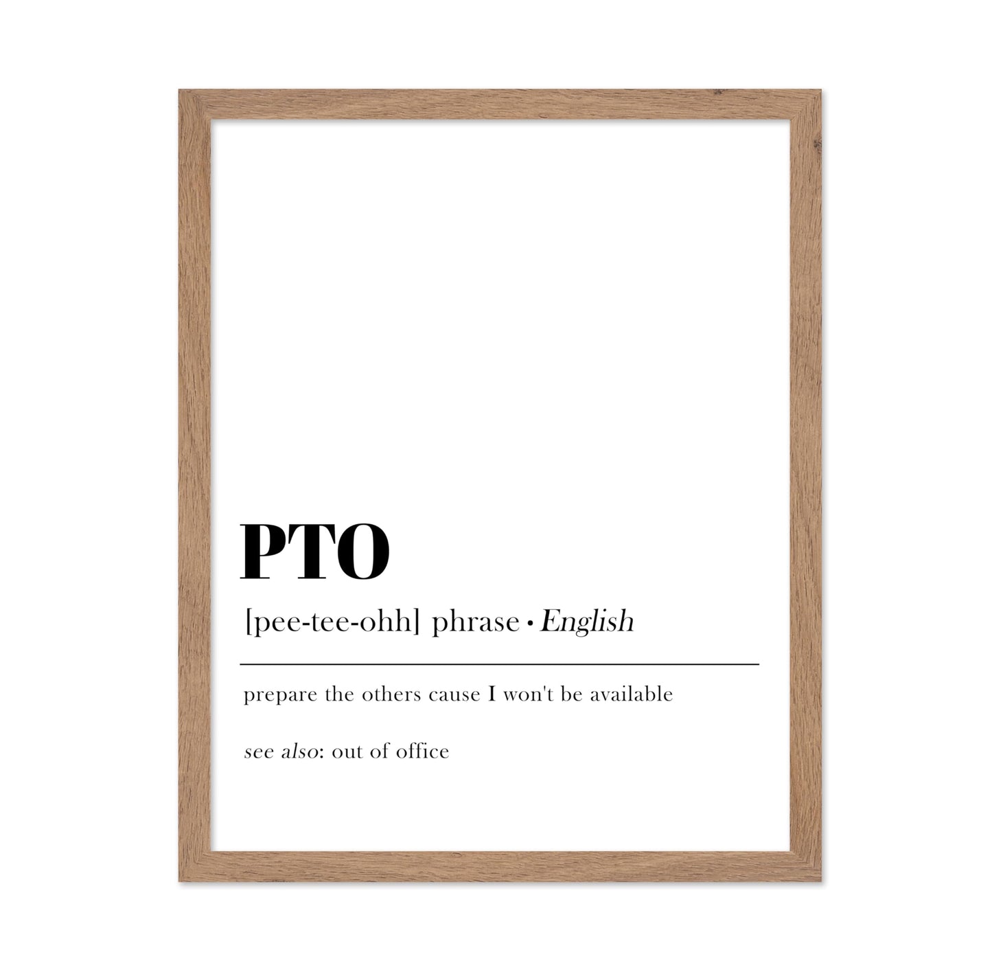 Definition of PTO