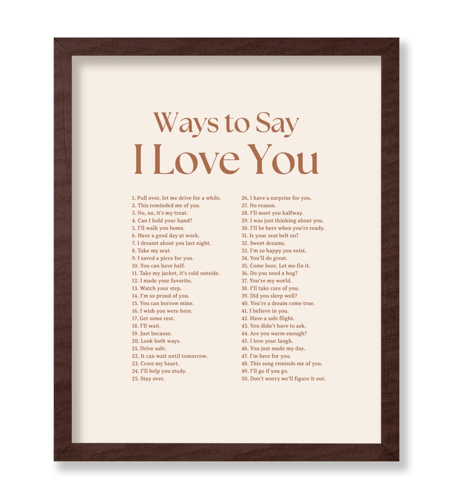Ways To Say I Love You No4