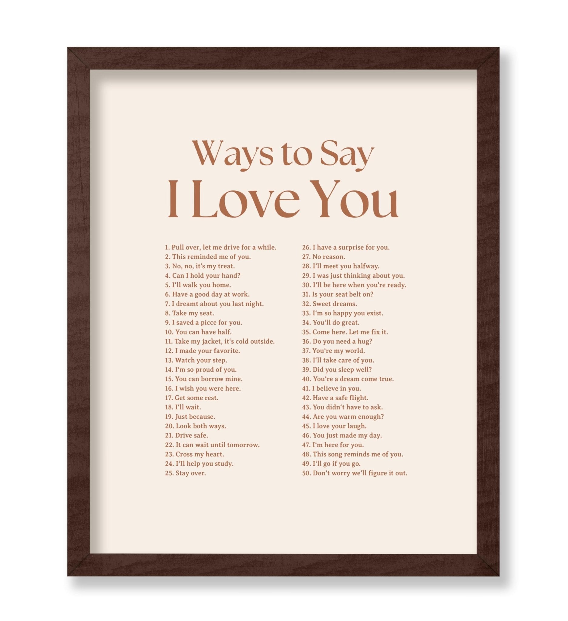Ways To Say I Love You No4