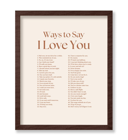 Ways To Say I Love You No4