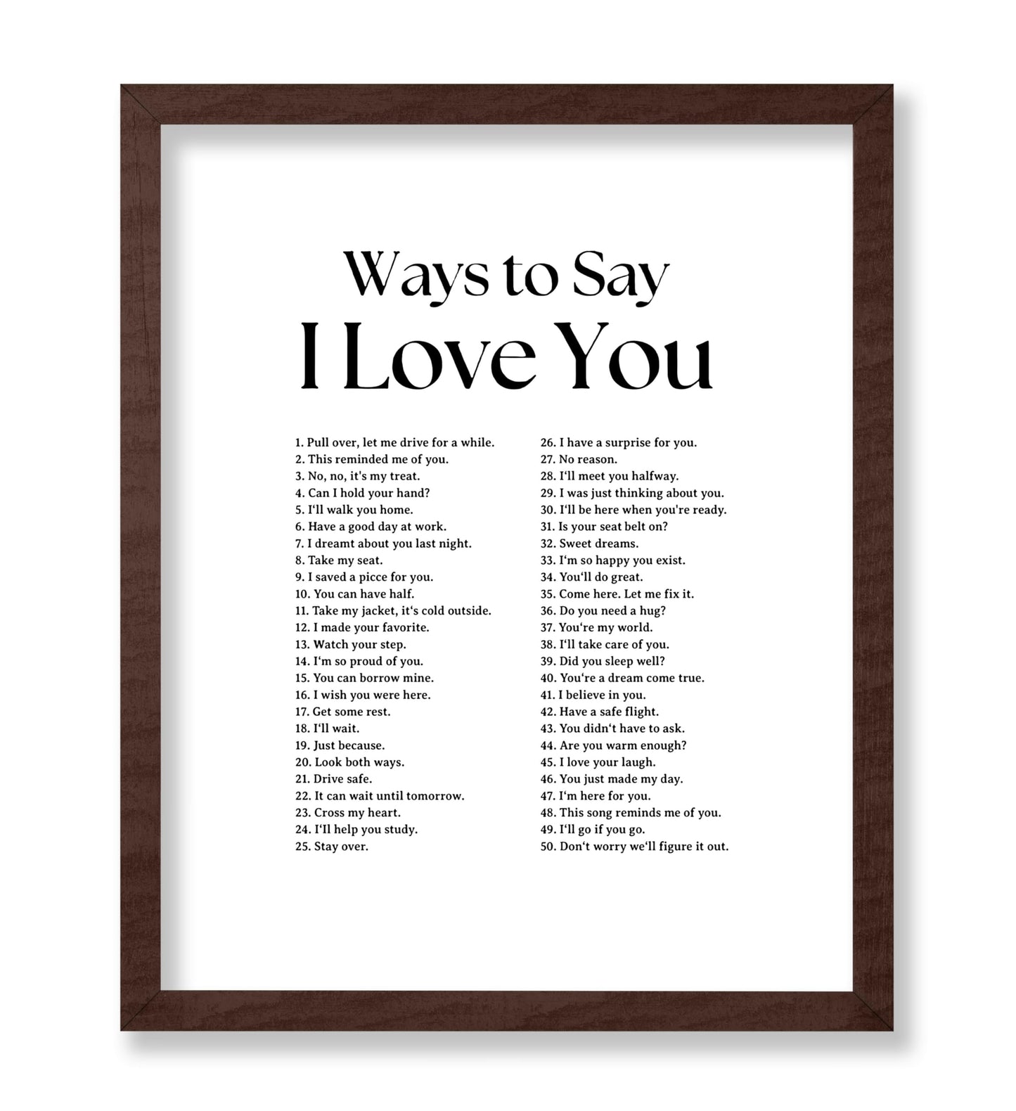 Ways To Say I Love You No10