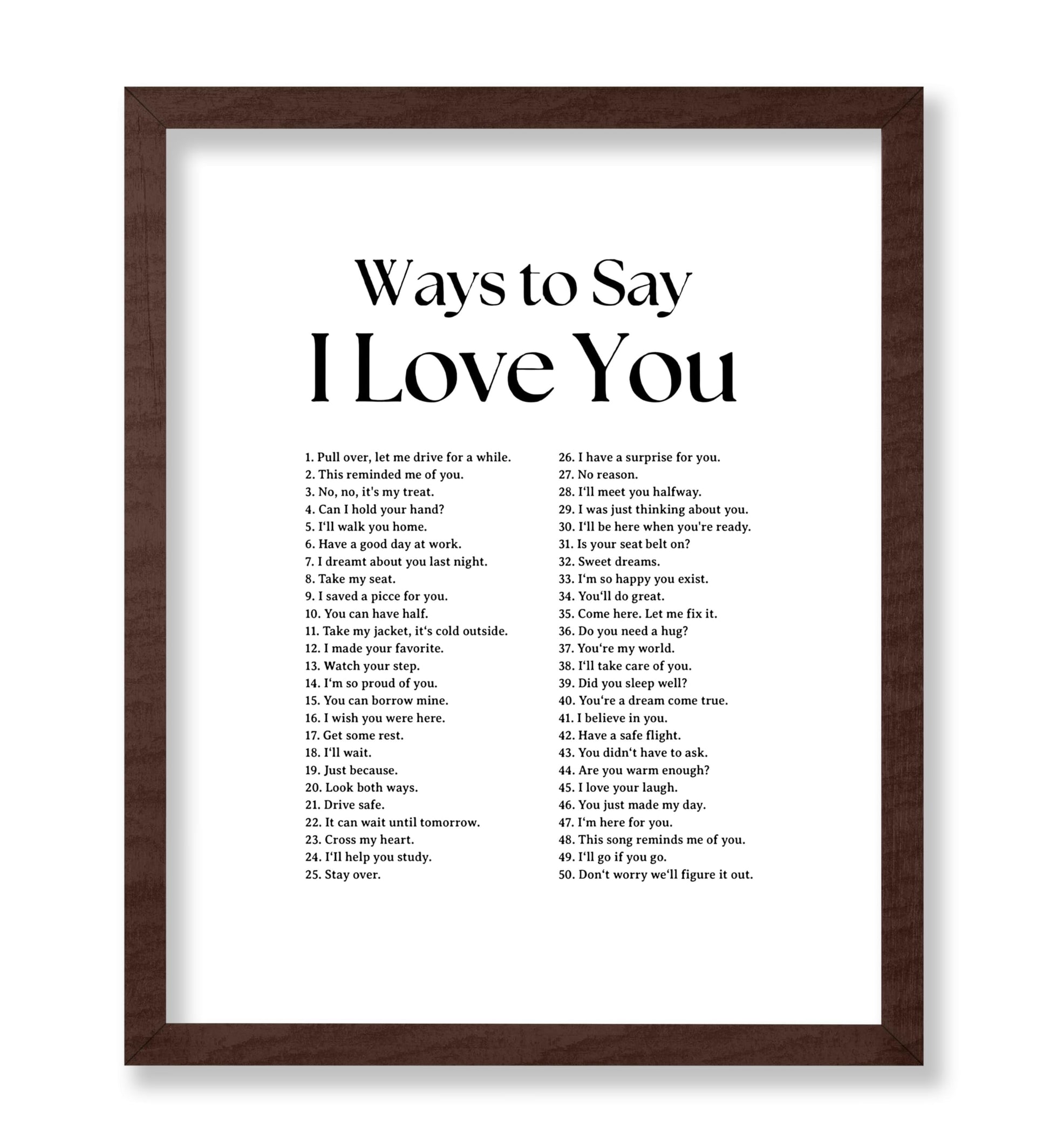 Ways To Say I Love You No10
