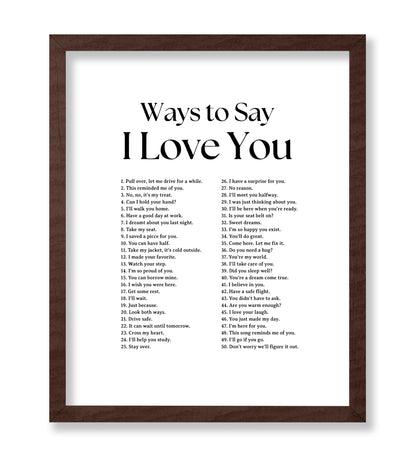 Ways To Say I Love You No10