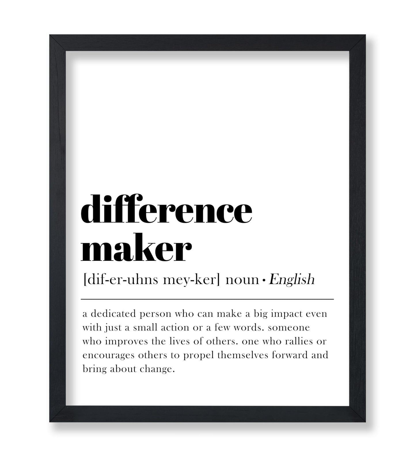 Difference Maker