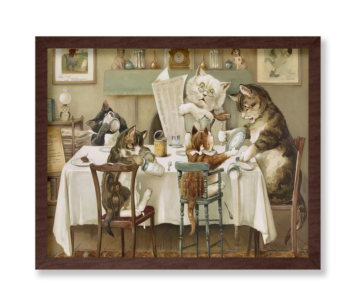 Cats At Meal Time
