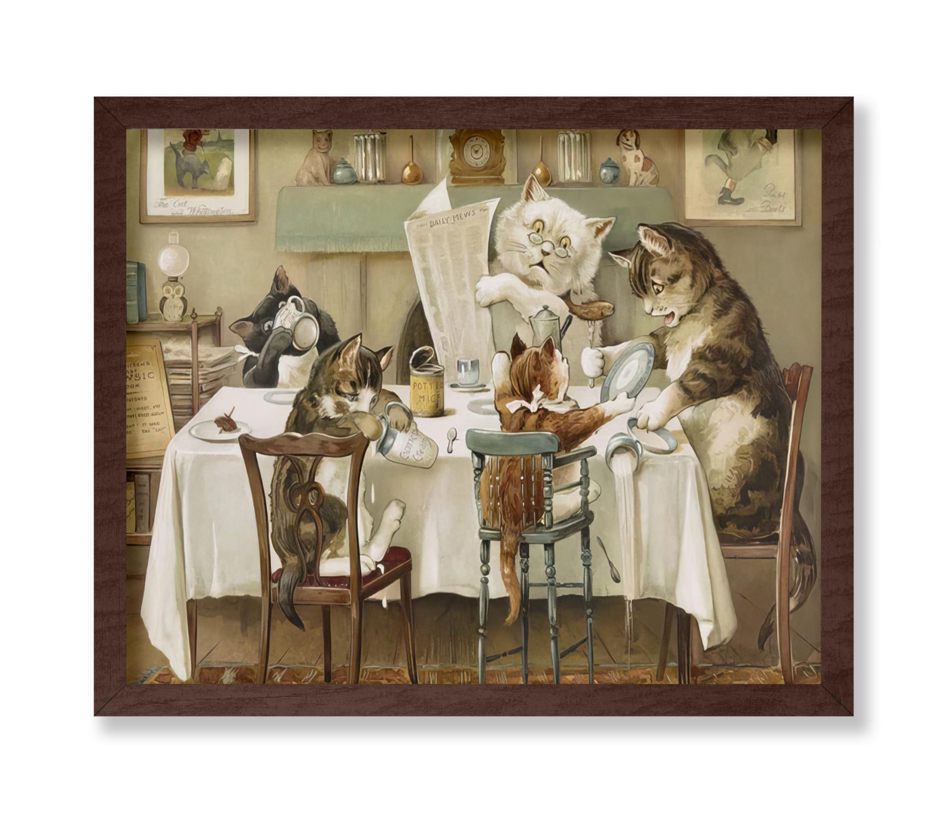 Cats At Meal Time