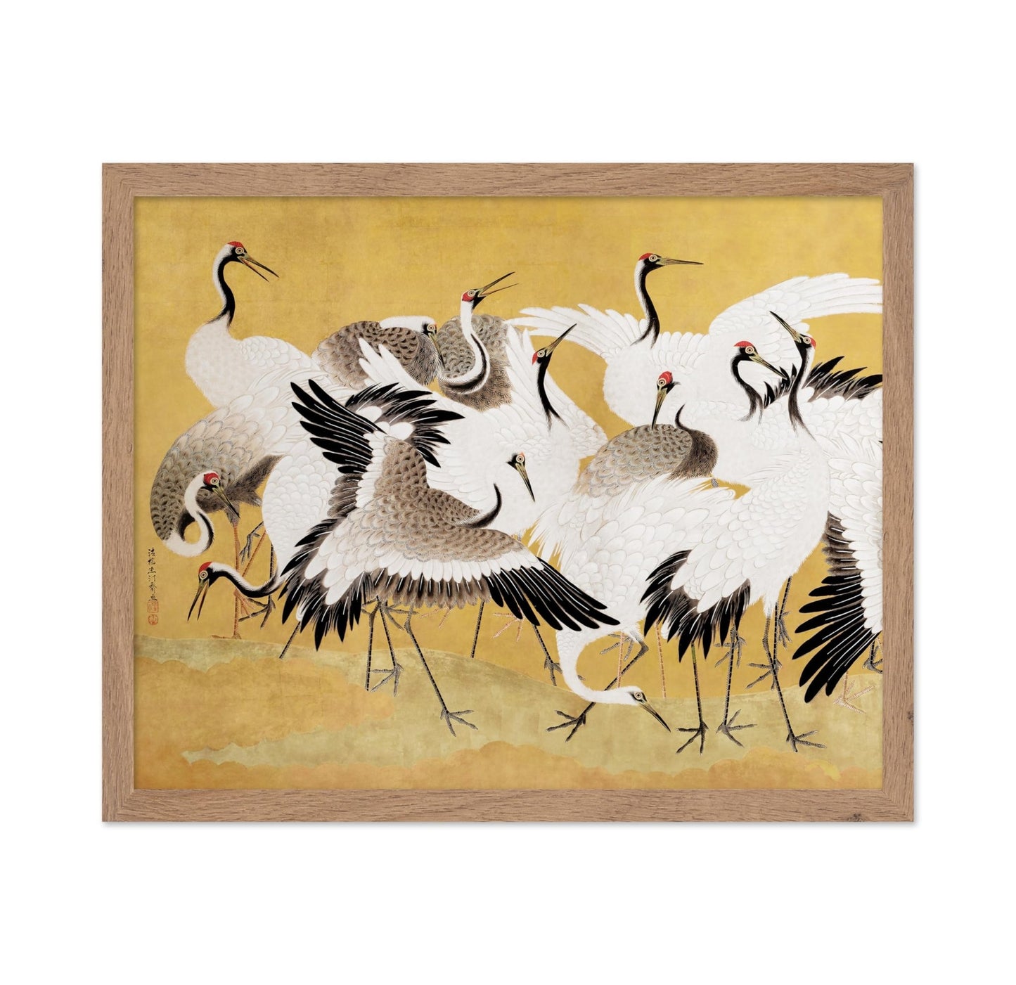 Ishida Yutei - Flock of Cranes