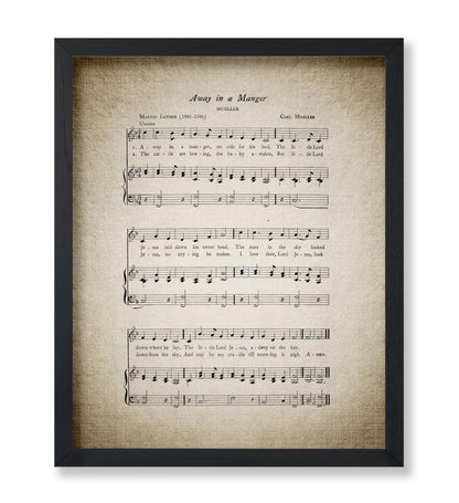 Away in a Manger Hymnal Sheet