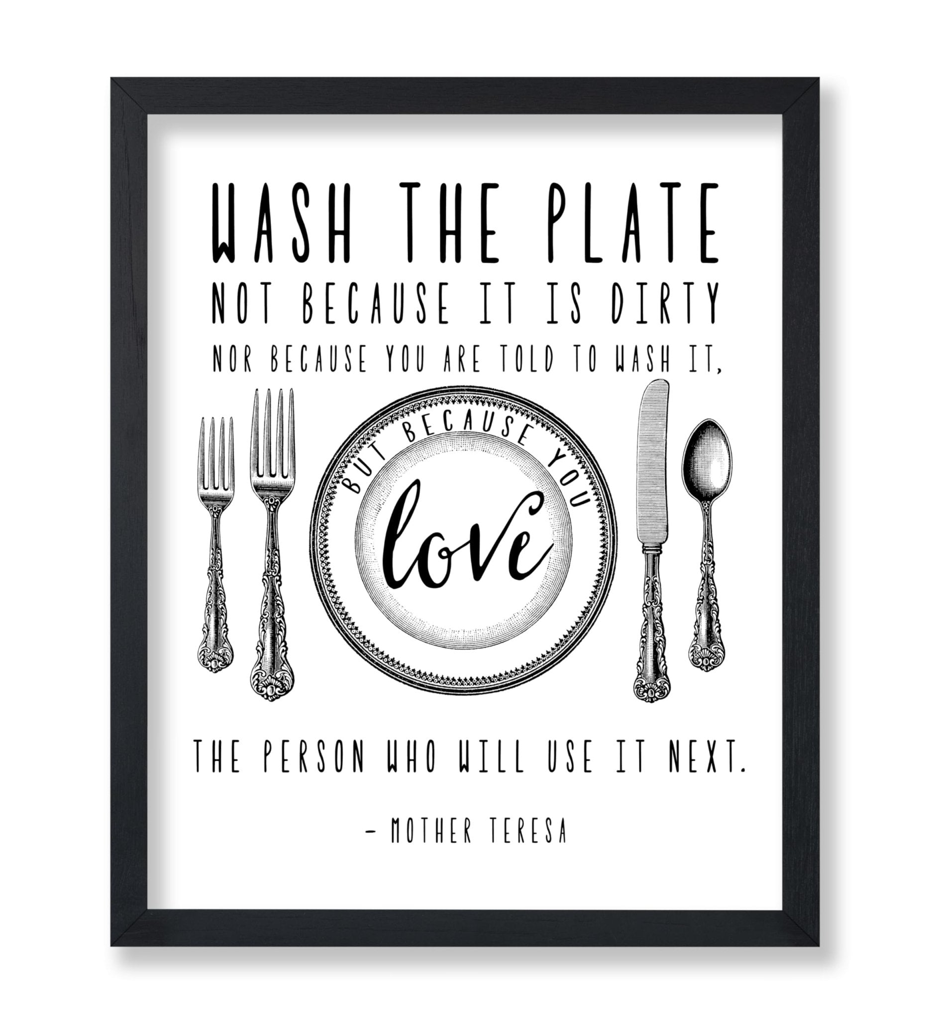 Wash The Plate No2