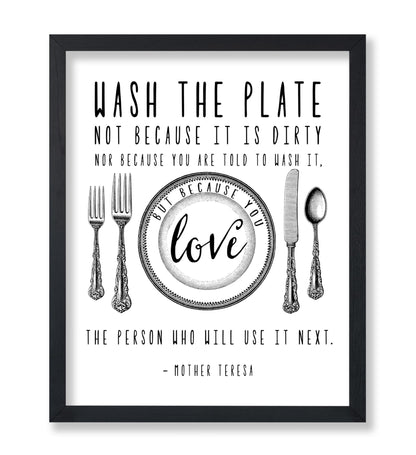 Wash The Plate No2
