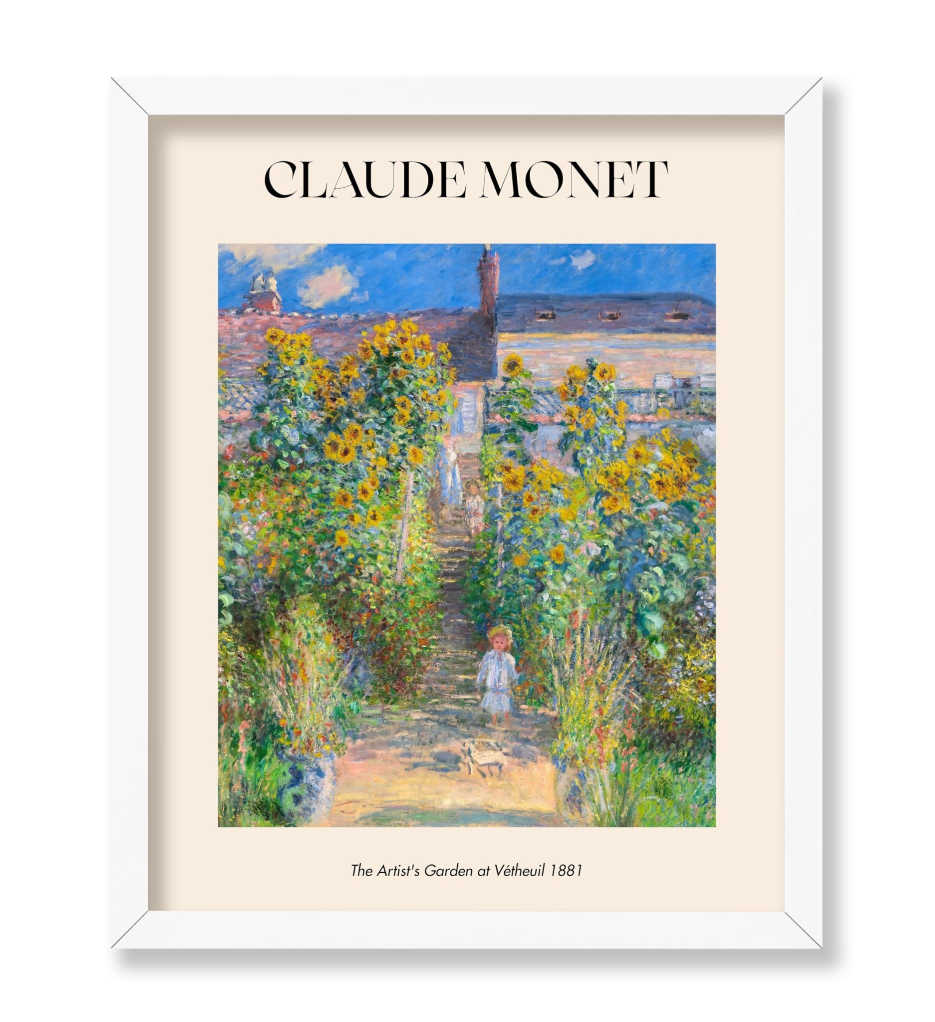 Claude Monet - The Artist's Garden at Vetheuil