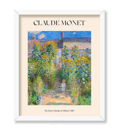 Claude Monet - The Artist's Garden at Vetheuil