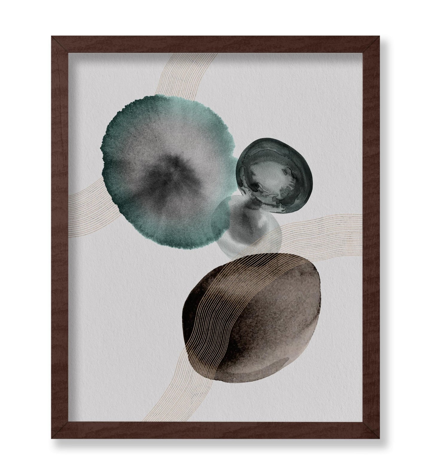 Watercolor Stain Circles No1