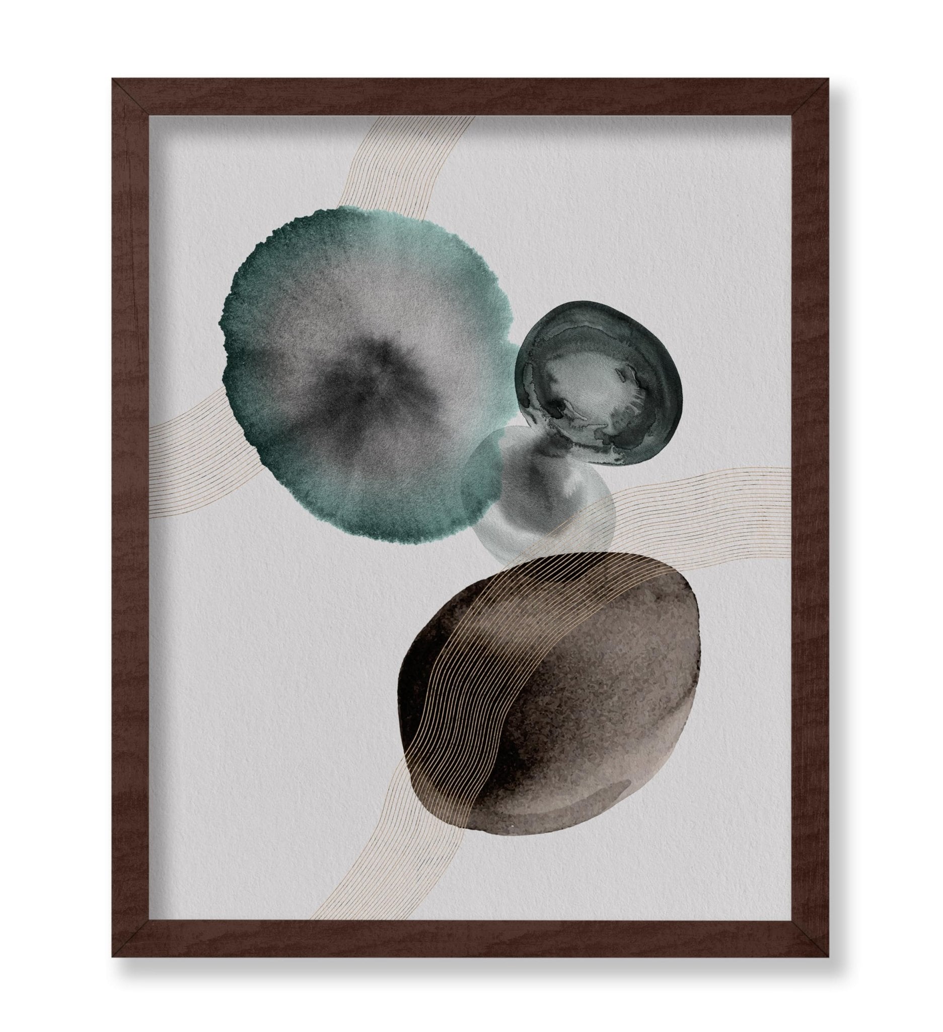 Watercolor Stain Circles No1
