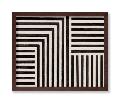 Geometric Line Drawing No1