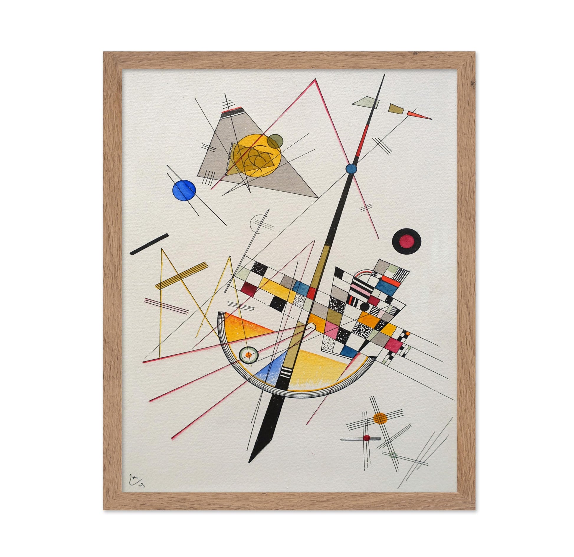 Wassily Kandinsky - Delicate Tension No2