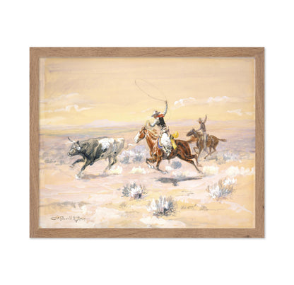 Charles Marion Russell - Cowboys From The Bar Triangle