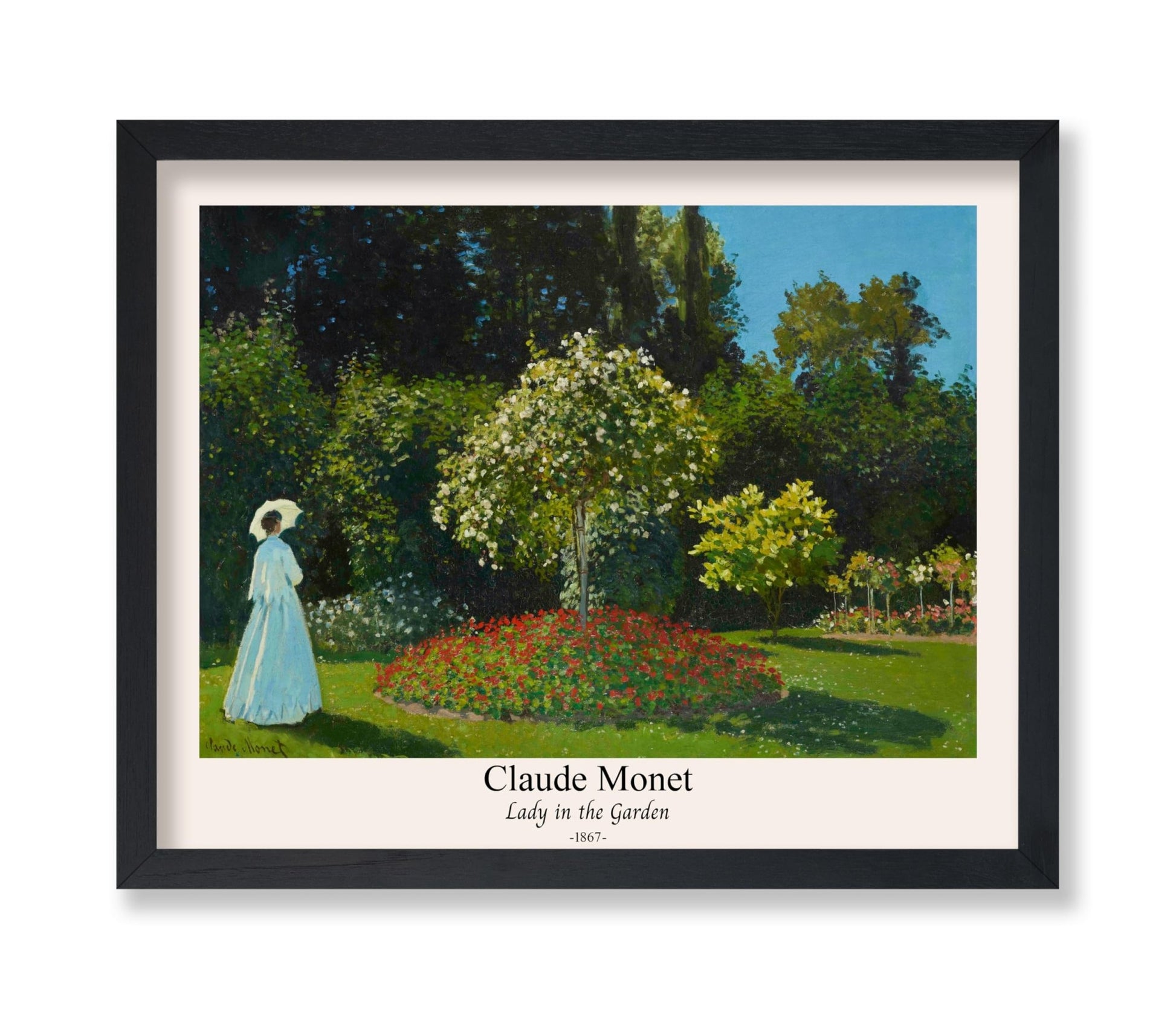 Claude Monet - Lady in the Garden
