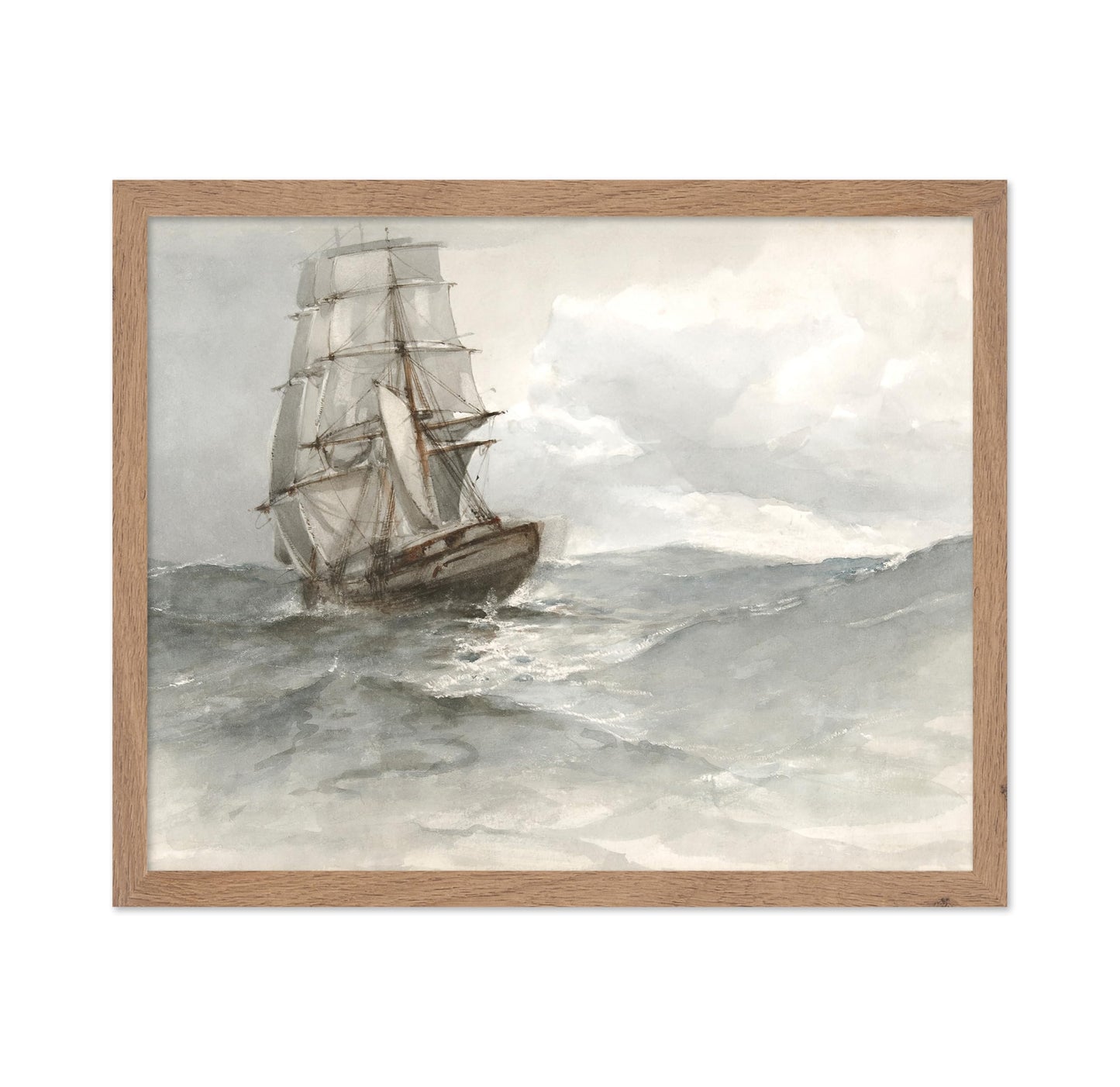 Albert Ernest Markes - Ship at Sea