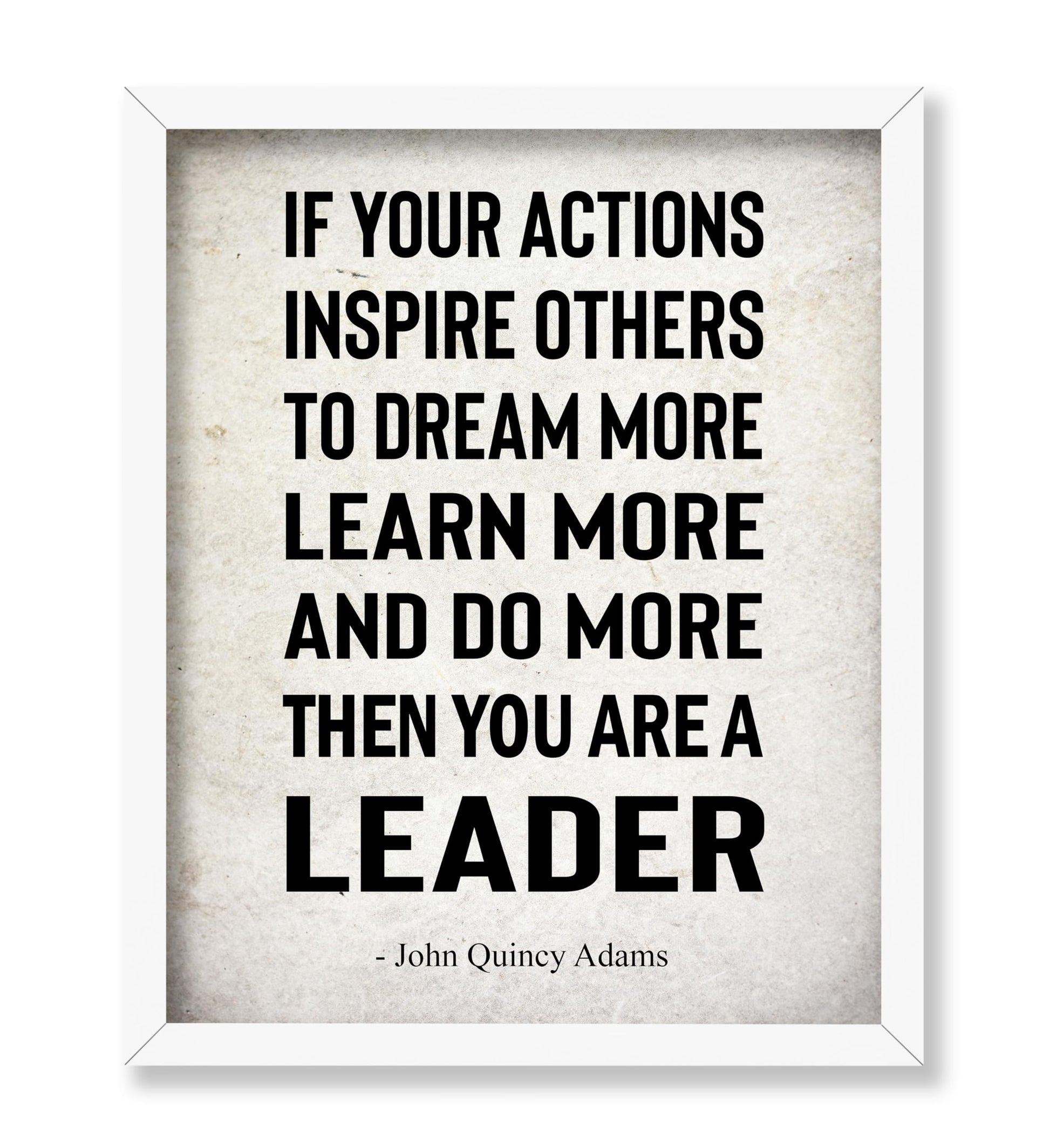 If Your Actions Inspire Others