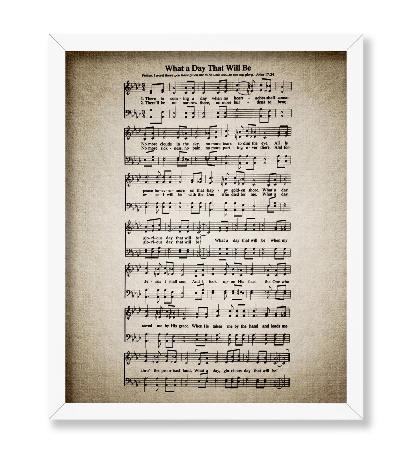What A Day That Will Be Hymnal Sheet