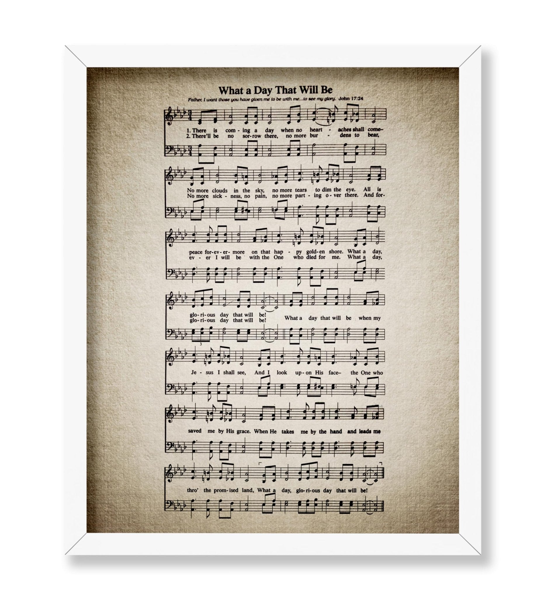 What A Day That Will Be Hymnal Sheet