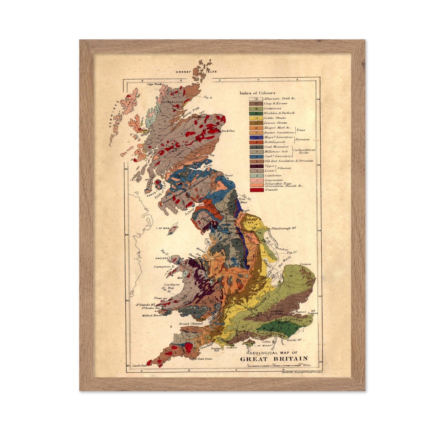 Geological Map of Great Britain