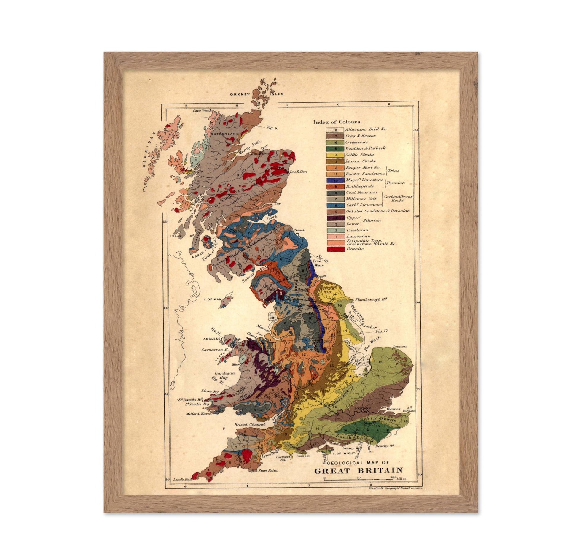 Geological Map of Great Britain
