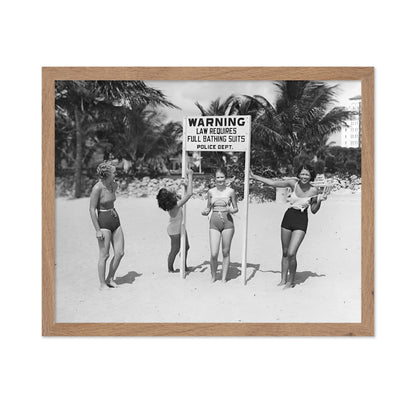Full Bathing Suits Required