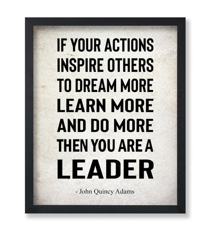 If Your Actions Inspire Others