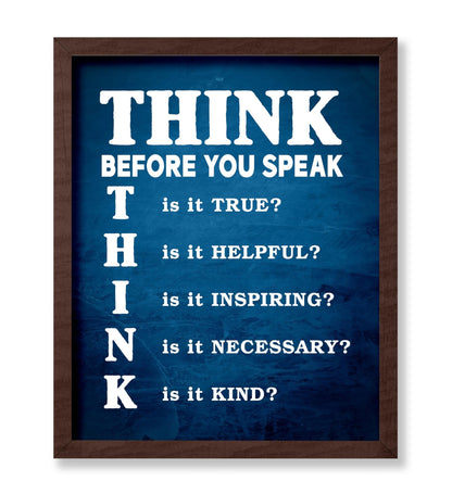 Think Before You Speak No1