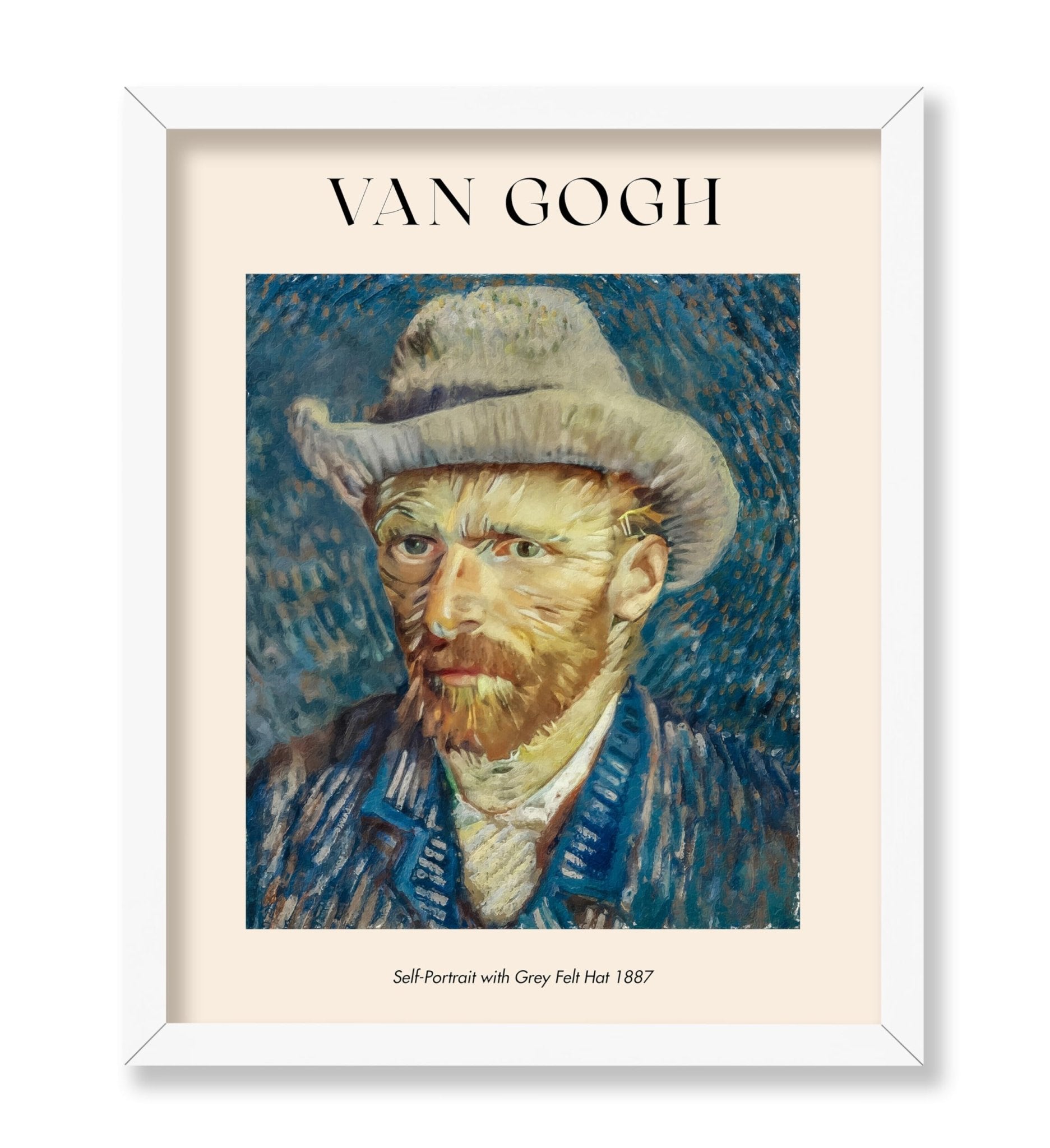 Van Gogh - Self-Portrait with Grey Felt Hat