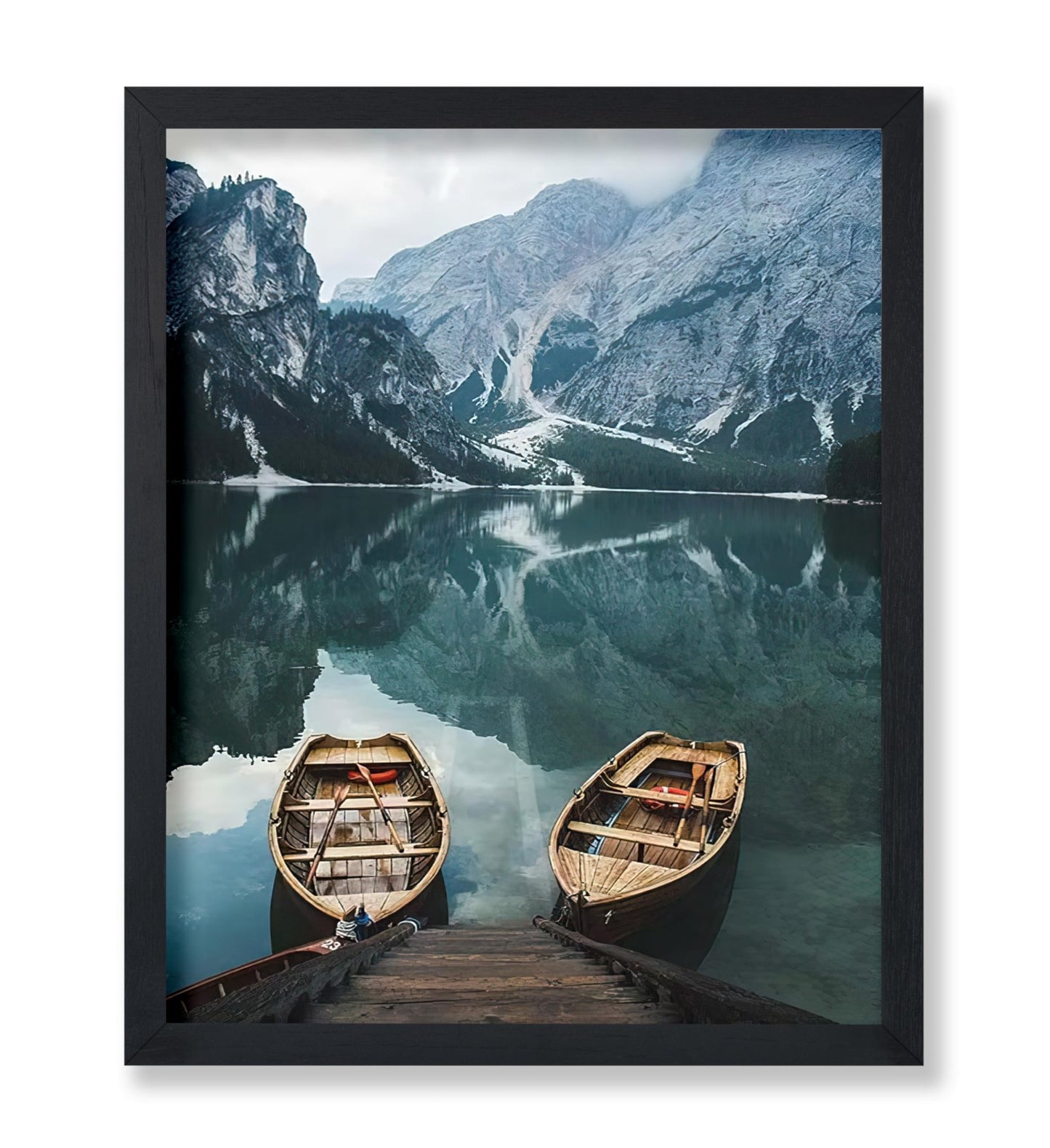 Boats at Lago di Braies