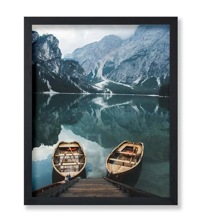 Boats at Lago di Braies