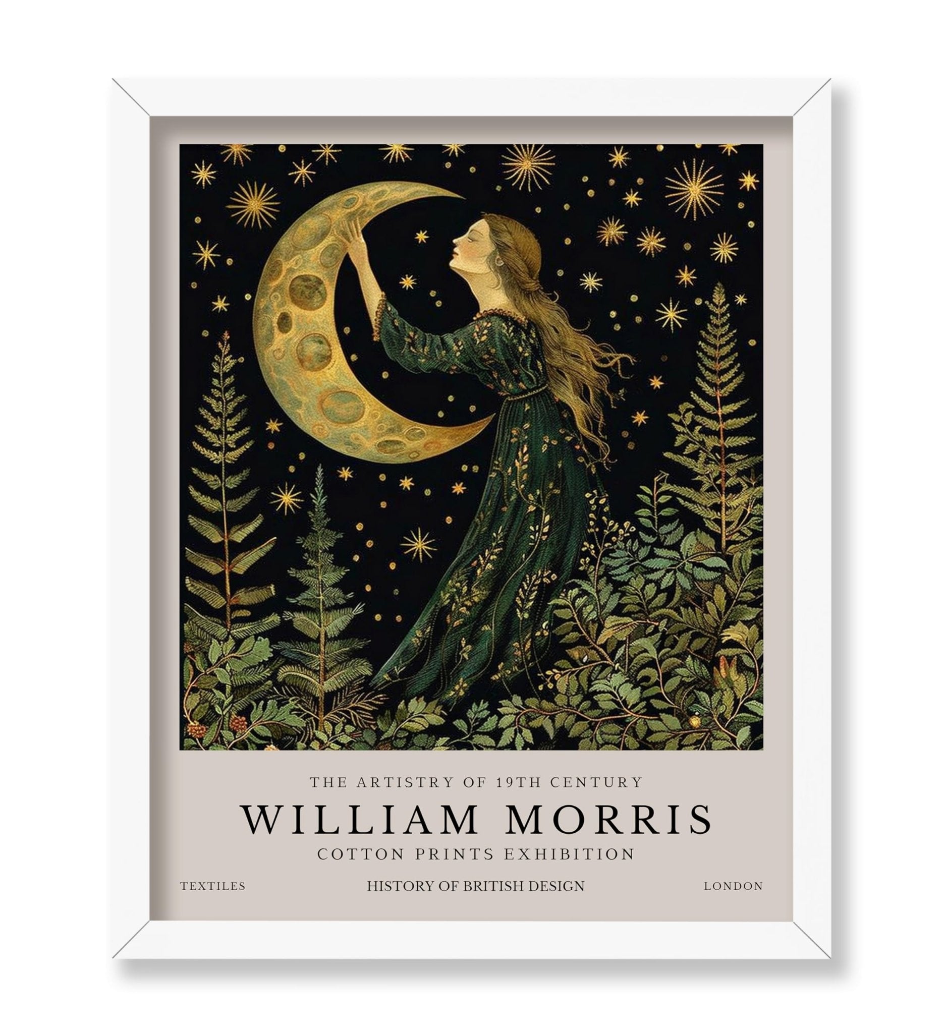 William Morris - Victorian Moon