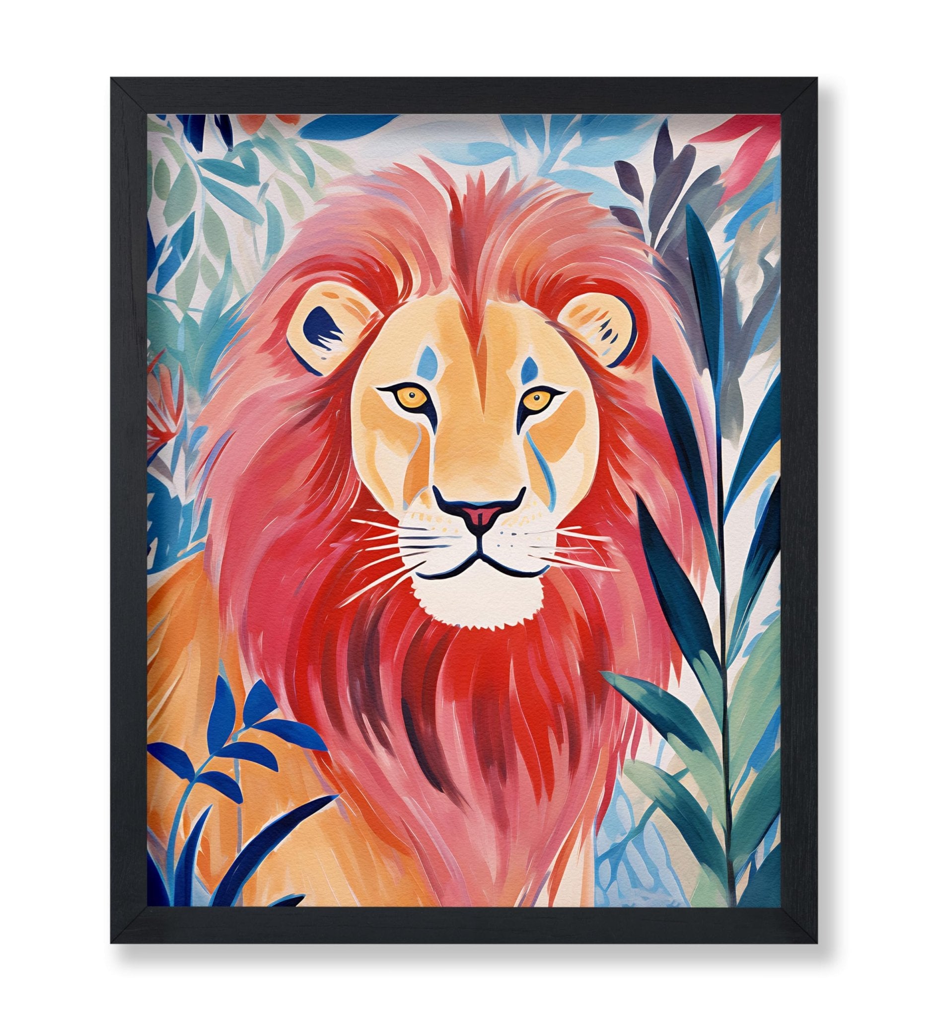 Watercolor Lion