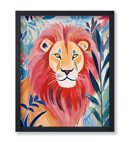Watercolor Lion