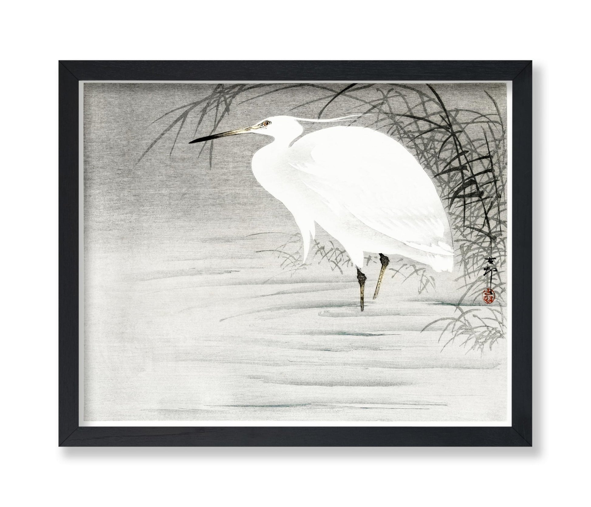 Ohara Koson - Little Egret No2