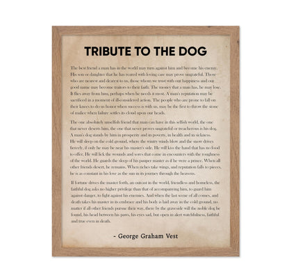 Tribute to the Dog
